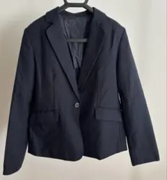ネイビー ジャケット レディース　オフィスカジュアル　ポケット付き　春夏秋