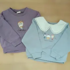 ドキンちゃん、コキンちゃん トレーナー 90cm 2点セット