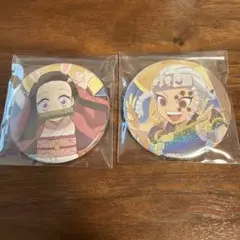 鬼滅の刃　お月見イベント　缶バッジ　竈門禰豆子　宇髄天元