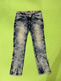 フレアカットデニムパンツ ライトブルーのサムネイル