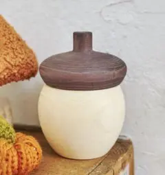 Salut! どんぐり ウッドケース 小物入れ