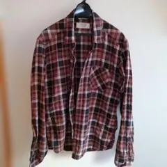 ikkaチェック柄シャツ Lサイズ