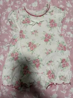 花柄ロンパース　60サイズ