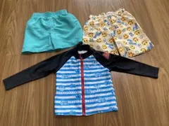 【90、95cm】ラッシュガードと海水パンツセット