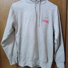 【新品未使用】にゃんこ大戦争　メンズ 長袖パーカー　グレー　M