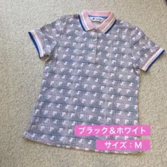 ☘️季節外れ価格☘️♡Black&White ポロシャツ　レディースM