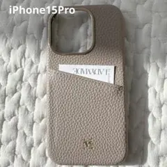 【未使用】iPhone15Proケース イニシャルM