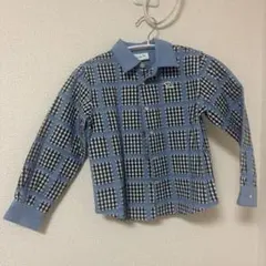チェック柄 長袖シャツ 115センチ
