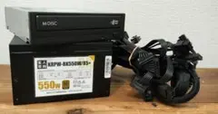 玄人志向 KRPW-BK550W/85+ 電源ユニット 本体のサムネイル