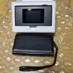 Maya system リチャージwifi MR1　専用レザーカバー付き