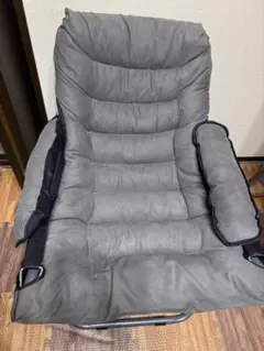 1人掛け 折りたたみソファ グレー