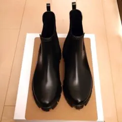 ブランコワール【晴雨兼用】ボリュームソール サイドゴア レインブーツ　Lサイズ