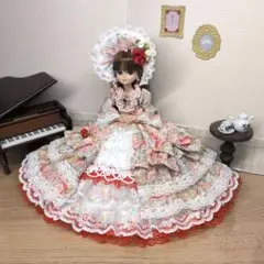 に*し様 リカちゃんの服♡ハンドメイド♡27センチドールドレス - メルカリ