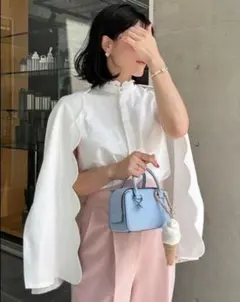 ペプラムバイヨシキヒシヌマ　プリーツポップコーントップス　菱沼良樹　カットソー ISSEY MIYAKE - ペプラムバイヨシキヒシヌマ プリーツポップコーン