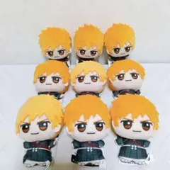 BLEACH 千年血戦篇 ちびぐるみ vol.1 黒崎一護 ぬいぐるみ 9個