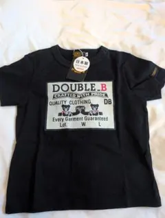 DOUBLE.B ブラック Tシャツ 90cm 日本製のサムネイル