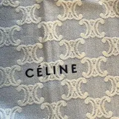 CELINE セリーヌ ひざ掛け ブランケット 水色 140㎝×70㎝