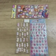 動物キャラクター立体シールセット
