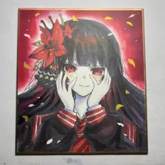 まさのば　二階堂ヒロ　小色紙　手描き　魔法少女ノ魔女裁判