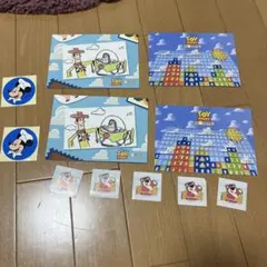トイストリーホテル　宿泊者ノベルティ　ポストカード　シール
