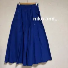 niko and... ブルー　スカート　Mサイズのサムネイル