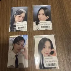 TWICE JAPAN DOME TOUR 2024 タレントカード 4枚セット