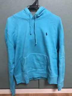 ラルフローレン　パーカー　水色　メンズXL