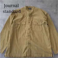 R11 美品 L ジャーナルスタンダード 厚手 バンドカラー シャツ メンズのサムネイル