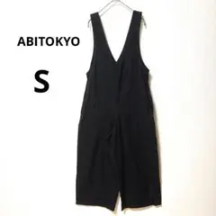 ABITOKYO アビトーキョー S ブラック Vネック サロペットのサムネイル