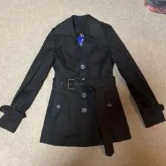 BURBERRY BLUE LABEL ブラックトレンチコート 38