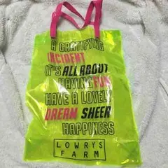 ローリーズファームネオンクリアトート