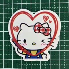 防水ステッカー　サンリオ　ハローキティ　ハート　キャラクター　かわいい