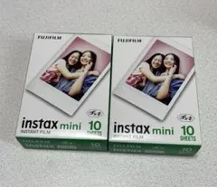 富士フイルム チェキフィルム instax mini 2個セット