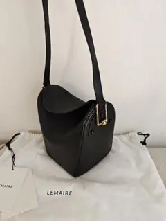 美品 LEMAIRE ルメール folded bag 黒　廃盤品のサムネイル