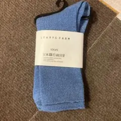 LOWRYS FARM ブルー ソックス 23〜25cm