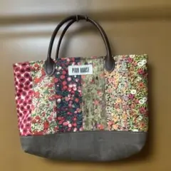 花柄ミニトートバッグ