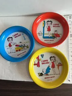3色セット Betty ベティちゃん 味の素 非売品 豆皿 コースターのサムネイル