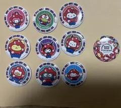 サンリオ 万博 缶バッジ　10種コンプリート
