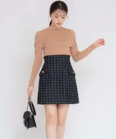 Noela/ツイードミニスカート❁⃘*.゜