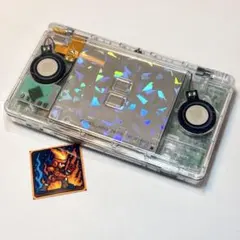 DS lite　クリアスケルトン　ホロカスタム　type-c充電
