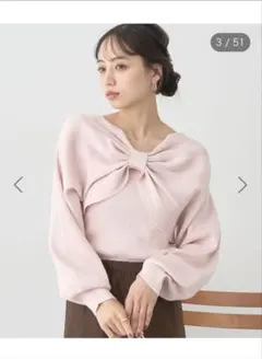 earth レディース ニットトップス フリーサイズ