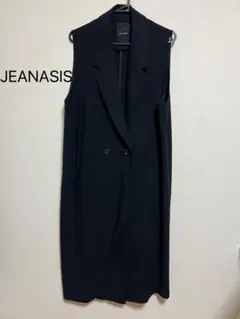 JEANASIS ブラック ロングベスト