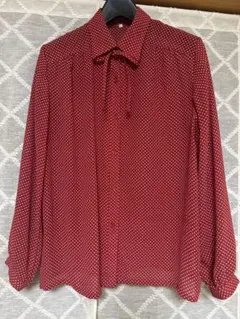 ドット柄 シャツ