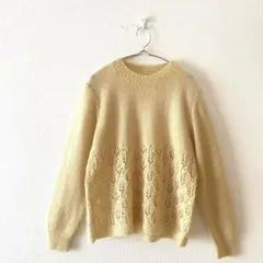 手編みニット ファッション