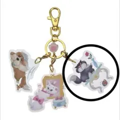 ディズニー キーチェーン DISNEY FLUFFY ANIMAL ルシファー