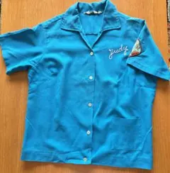 [希少]60s〜70s ANGELTOWN ボーリングシャツ バックプリント付