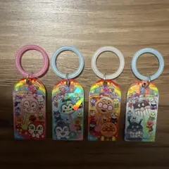 【未使用】アンパンマン チャーム アクリル アンブレラマーカー　4個セット