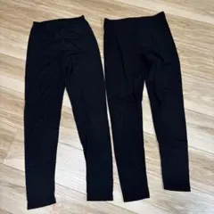 150cm GU＆UNIQLOレギンス ２枚セット