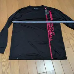 UNDER ARMOUR BASEBALL 長袖カットソー ブラックのサムネイル
