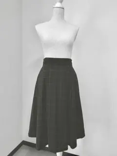 チェック柄 ロングスカート